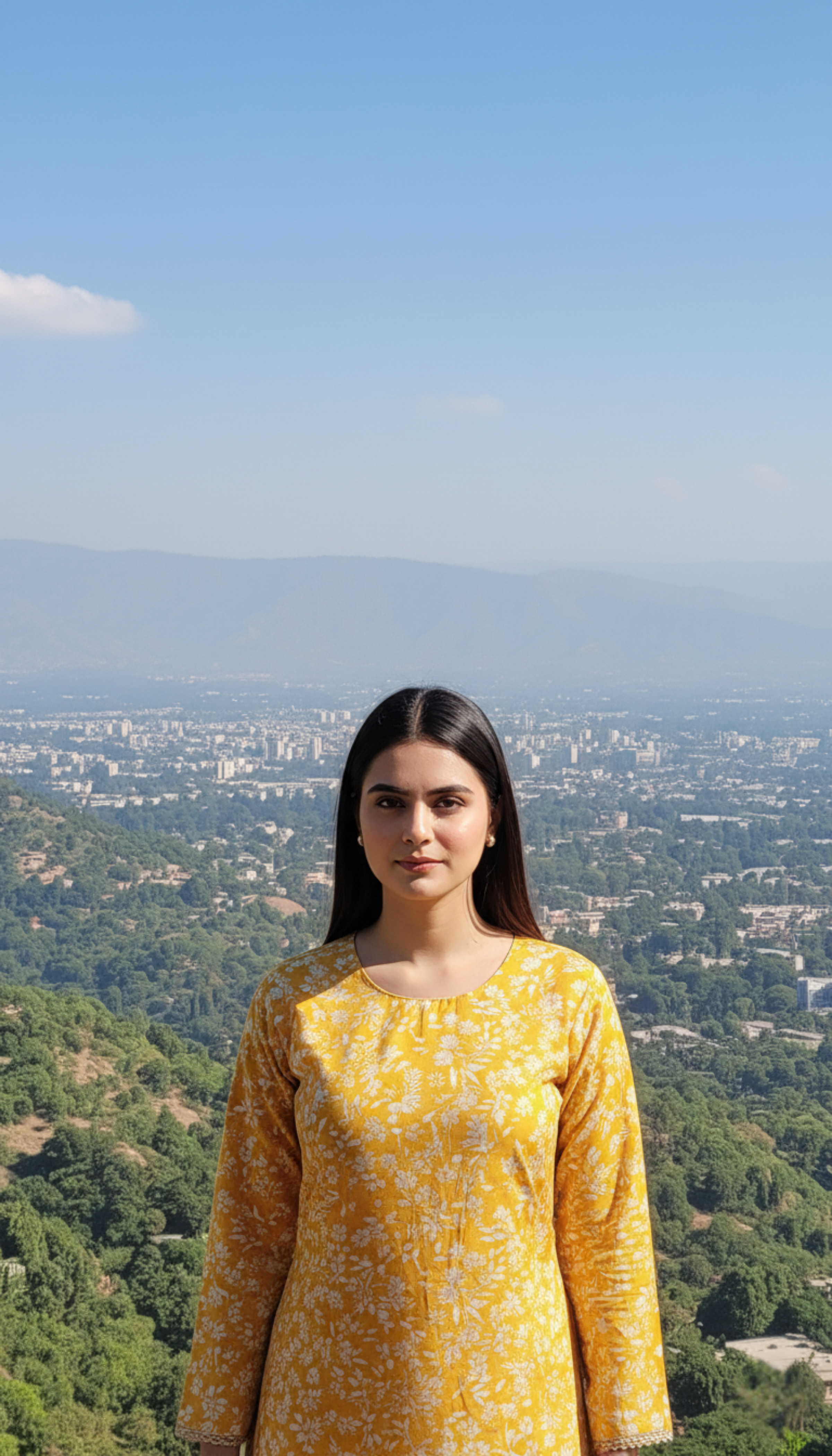 Stitched Yellow Floral Printed Linen 2-Piece Suit – Everyday Wear