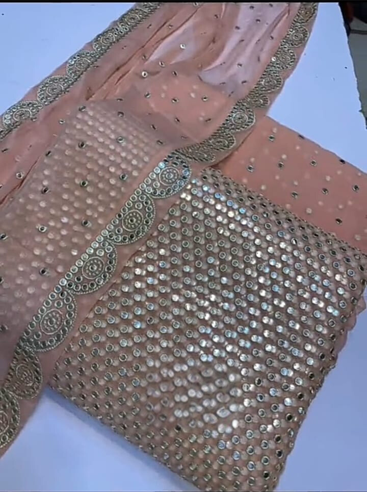 Hiba Bukhari Most Trending Design Baroque Formal SALINA Chiffon