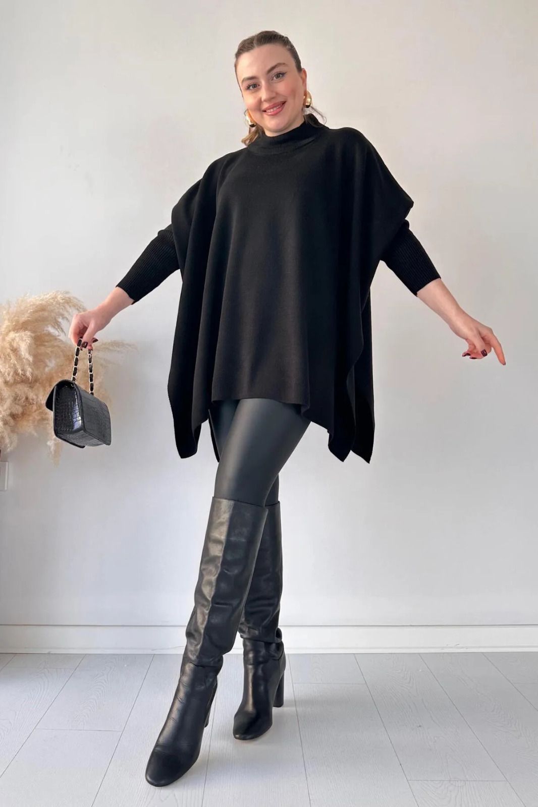 Poncho with Sleeves