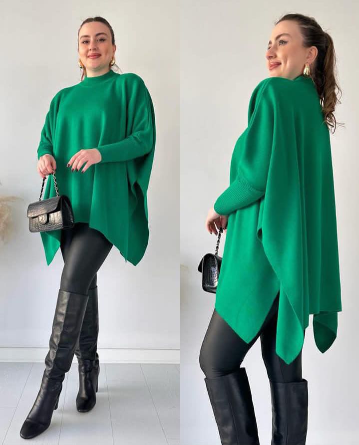 Poncho with Sleeves