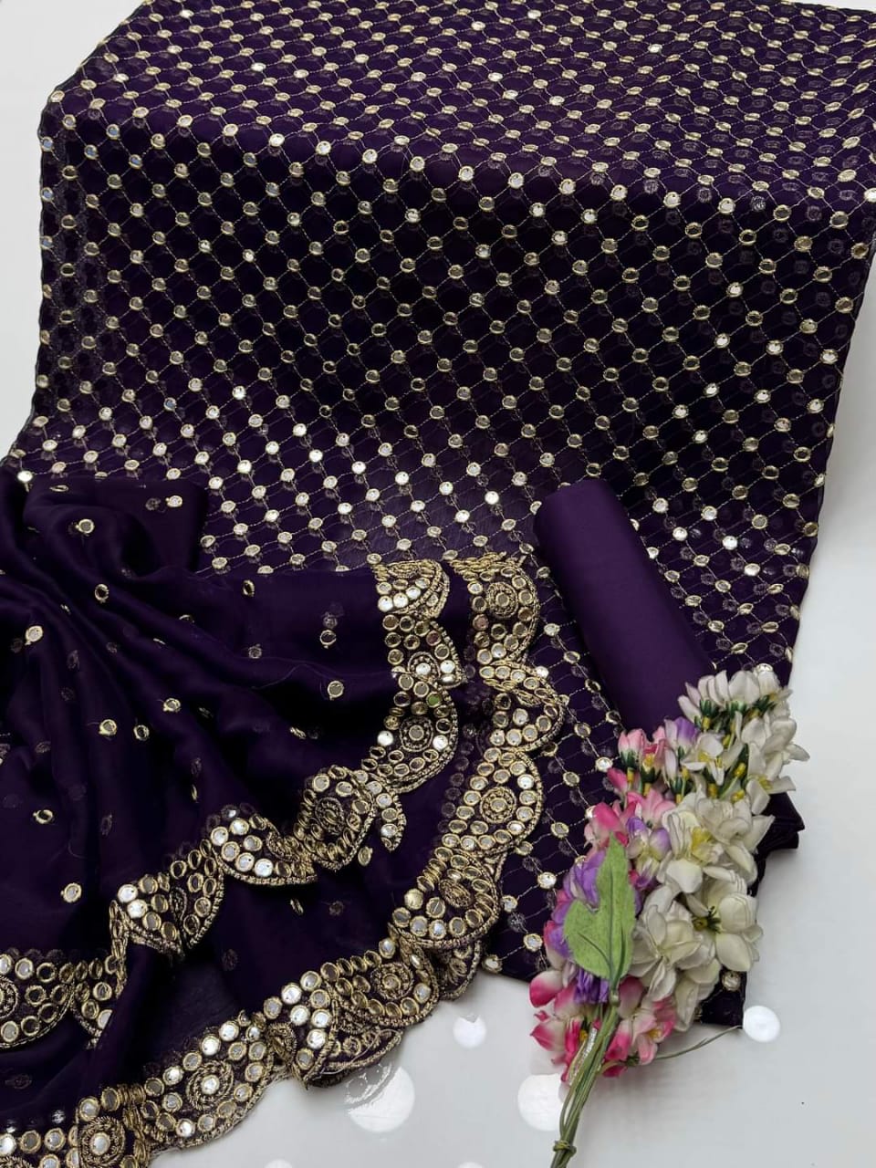 Hiba Bukhari Most Trending Design Baroque Formal SALINA Chiffon