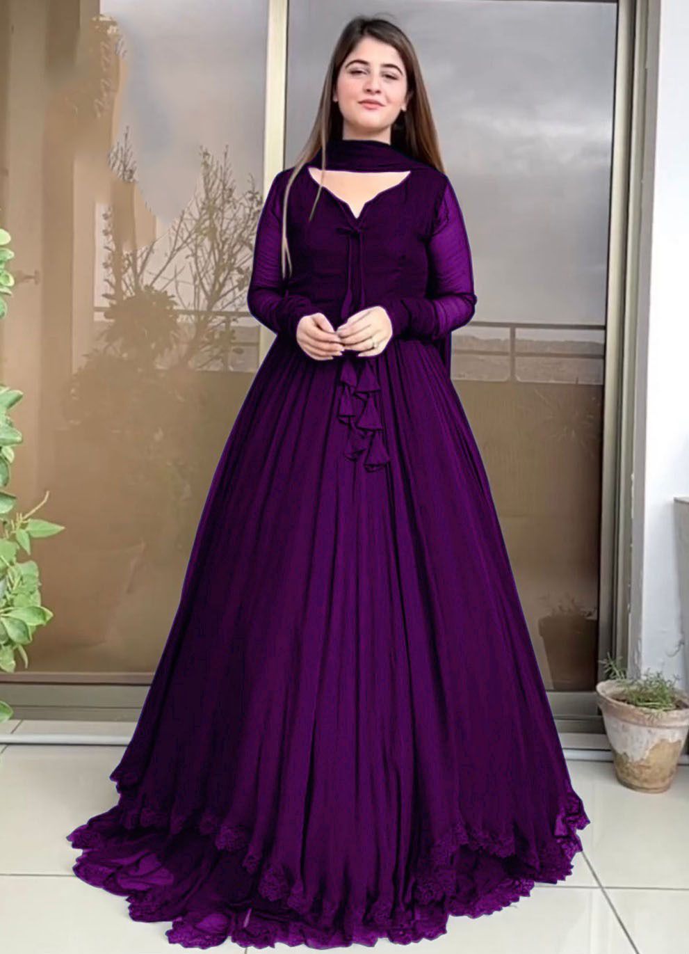 Exquisite Dual Layer Border with Front and Back Lace 3 pcs