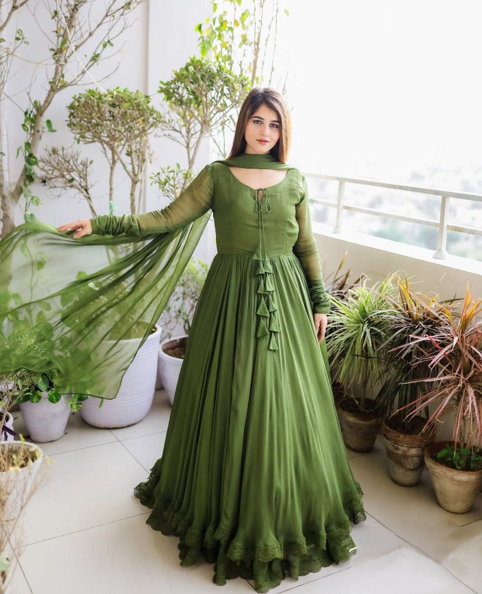 Exquisite Dual Layer Border with Front and Back Lace 3 pcs