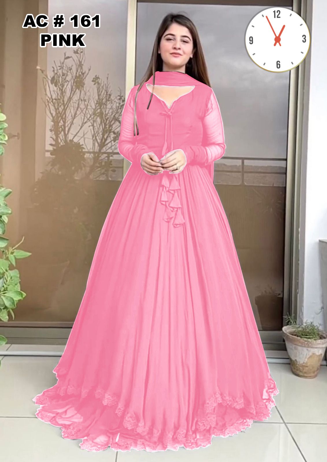 Exquisite Dual Layer Border with Front and Back Lace 3 pcs